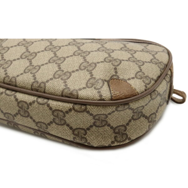 22070957 2 Gucci Gucci GG Plus Sherry Line Crossbody Pochette Beige