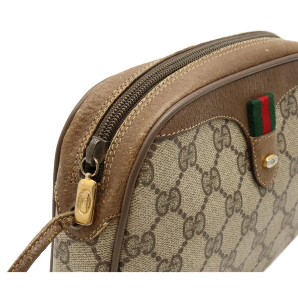 22070957 6 Gucci Gucci GG Plus Sherry Line Crossbody Pochette Beige