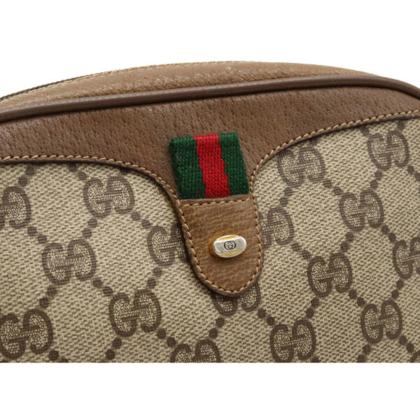 22070957 7 Gucci Gucci GG Plus Sherry Line Crossbody Pochette Beige