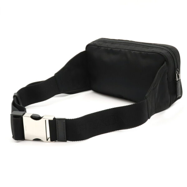 22080696 1 Prada Tessuto Waist Bag Nylon Black Green