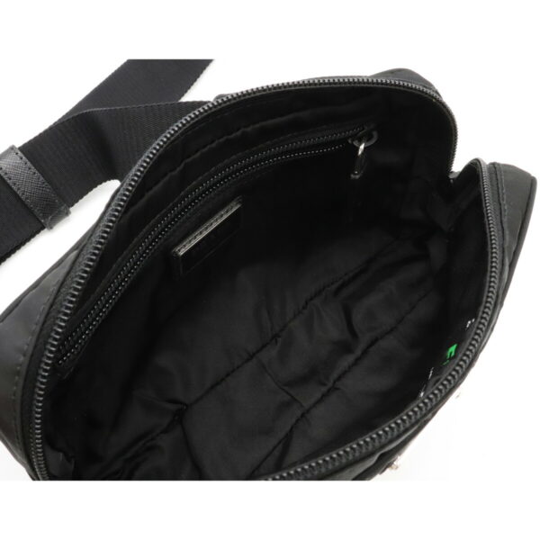 22080696 4 Prada Tessuto Waist Bag Nylon Black Green