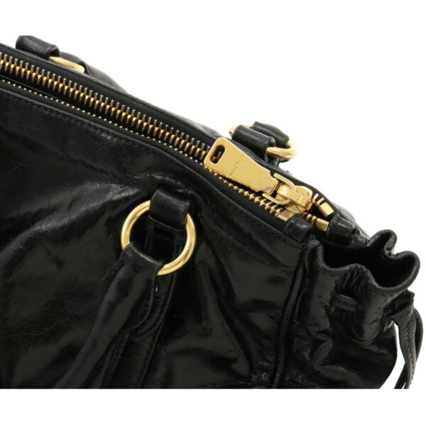 22080705 7 Miu Miu Shoulder Bag Leather Nero Black