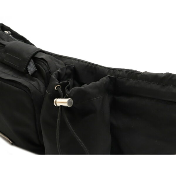 22090702 5 Prada Waist Bag Nylon Nero Black