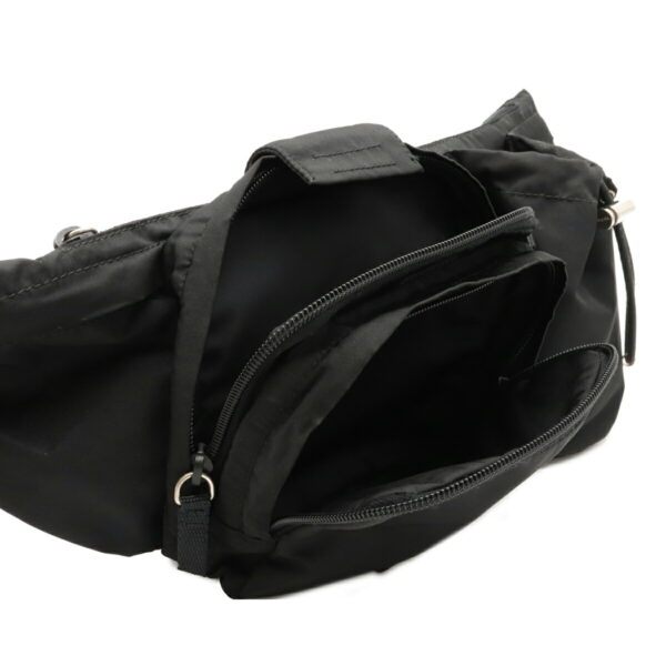 22090702 7 Prada Waist Bag Nylon Nero Black