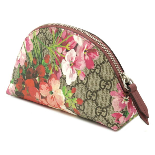 22110671 1 Gucci GG Blooms GG Supreme Cosmetic Pouch Beige