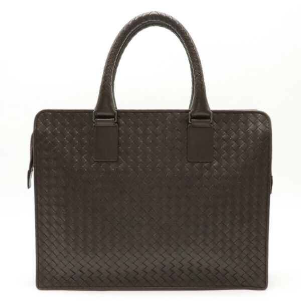 22120052 Bottega Veneta Intrecciato Business Bag Briefcase Bag Leather Brown