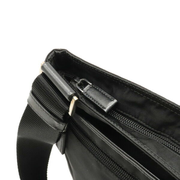 22120302 5 Prada Duty Free Shoulder Bag Nylon Leather Nero Black