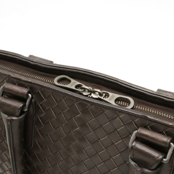 22120321 6 Bottega Veneta Intrecciato Briefcase Bag Leather Brown