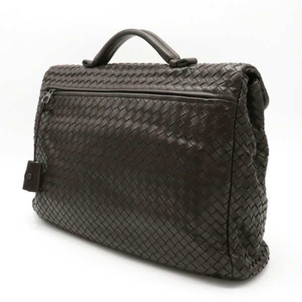 22120325 1 Bottega Veneta Intrecciato Briefcase Bag Leather Brown