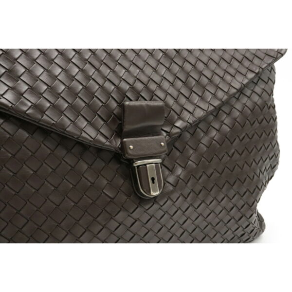 22120325 7 Bottega Veneta Intrecciato Briefcase Bag Leather Brown