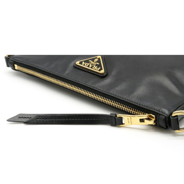 22120617 5 Prada Crossbody Pochette Leather Nero Black