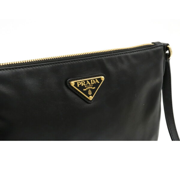 22120617 6 Prada Crossbody Pochette Leather Nero Black