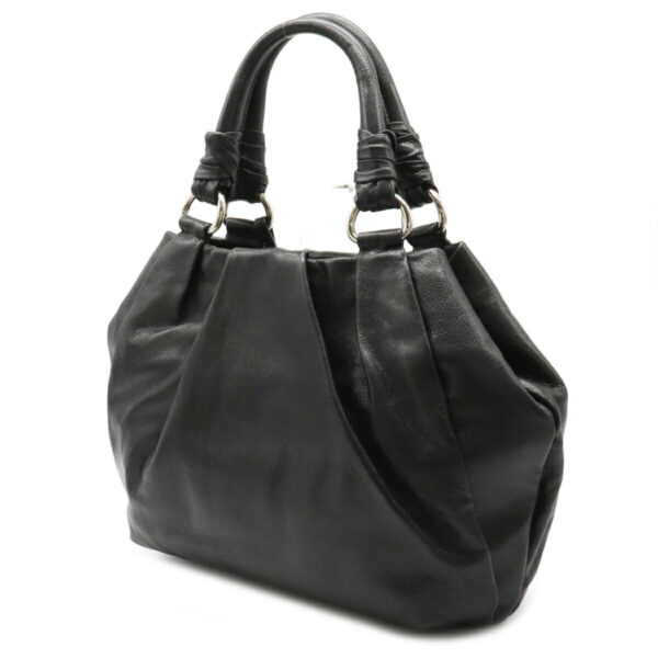 22120619 1 Prada Tote Bag Leather Nero Black