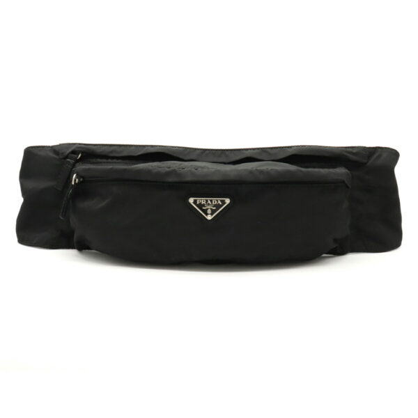 22120928 Prada Waist Pouch Nylon Nero Black