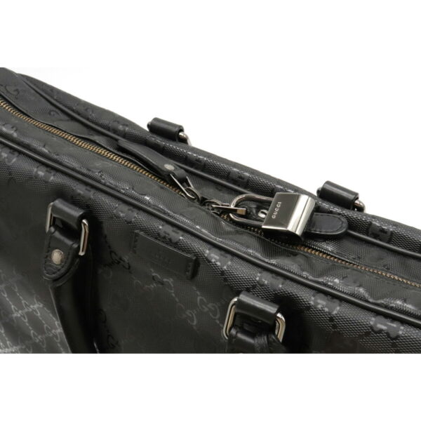 22150865 6 Gucci GG Implement Leather Business Briefcase Black