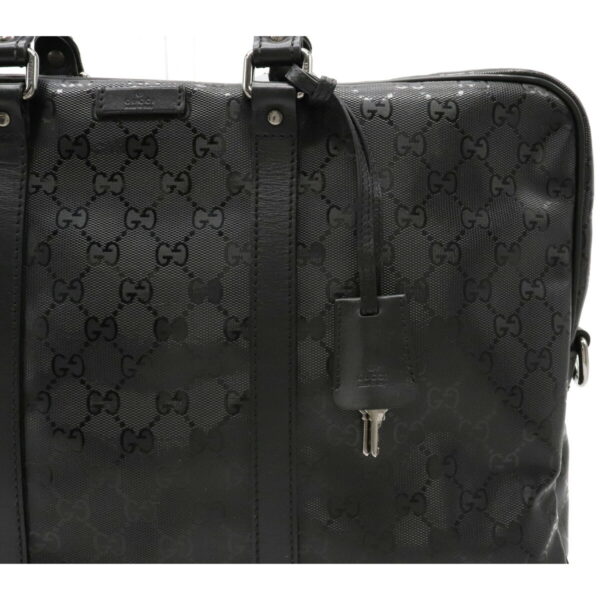 22150865 8 Gucci GG Implement Leather Business Briefcase Black