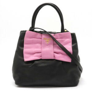 22160641 1 Prada Shoulder Bag Nylon Black