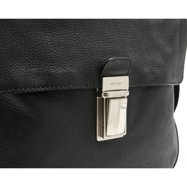 22170685 7 Prada Shoulder Bag Leather Nero Black