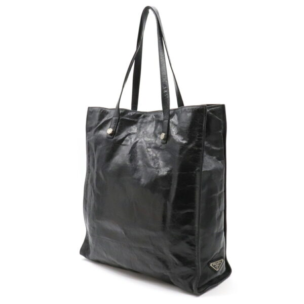 22170696 2 Prada Skull Tote Bag Leather Nero Black