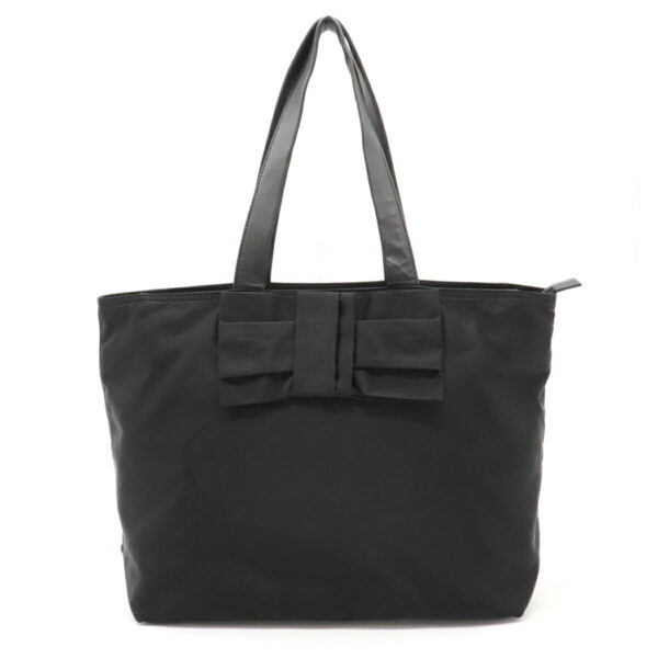 22171083 Prada Jacquard Tote Bag Nylon Nero Black