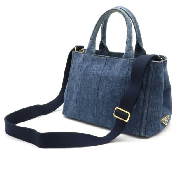 22190731 2 Prada Canapa Tote Bag Denim Blue