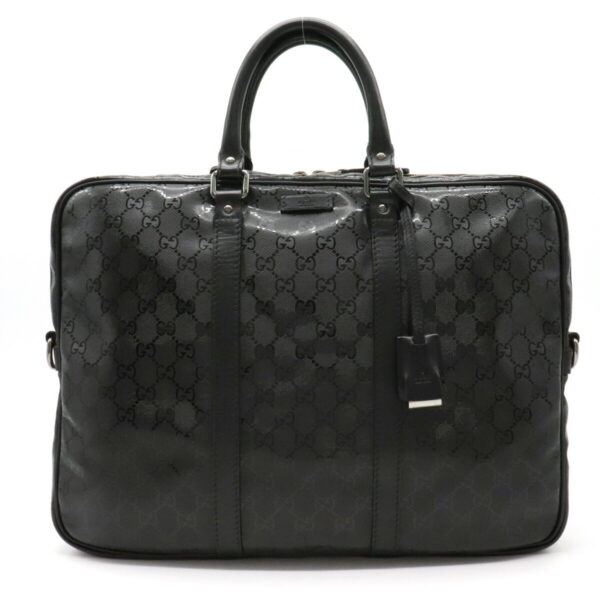 22211062 1 Gucci GG Implement Business Briefcase Black