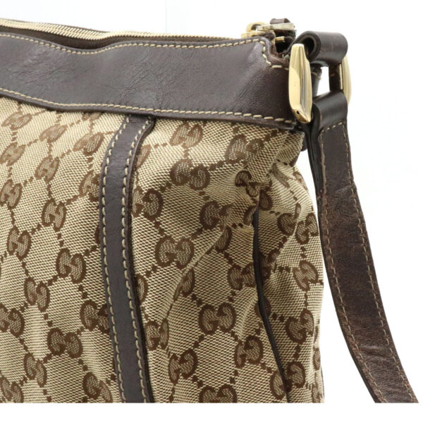 22230490 7 Gucci GG Abbey Leather Crossbody Shoulder Bag Khaki