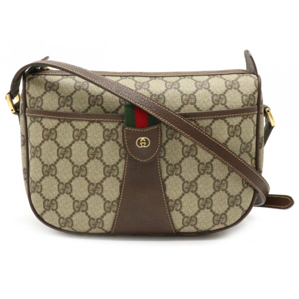 22230502 1 Gucci Gucci GG Plus Sherry Line Crossbody Pochette Beige