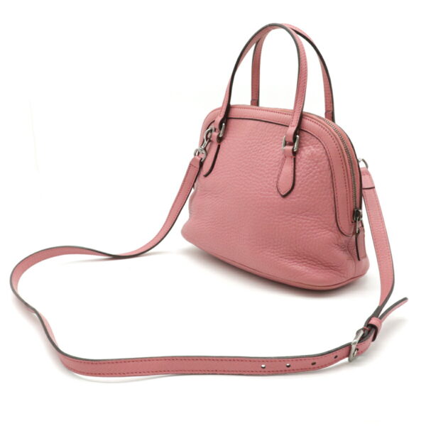 22240682 2 Gucci Mini 2way Leather Crossbody Shoulder Bag Pink