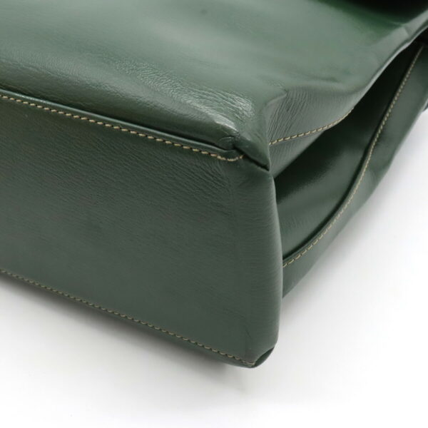 22320490 3 Loewe Velasquez Twist Handbag 2way Leather Dark Green