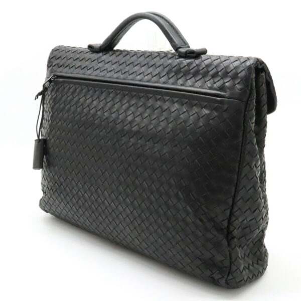 22340836 2 Bottega Veneta Intrecciato Briefcase Leather Black