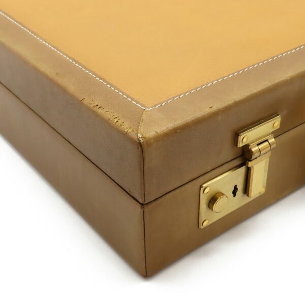 22340873 7 Loewe Amazona Attaché Case Leather Mustard