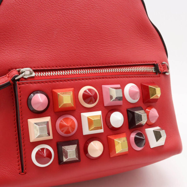 22361263 8 Fendi Mini Rucksack Valentine Edition Leather Red