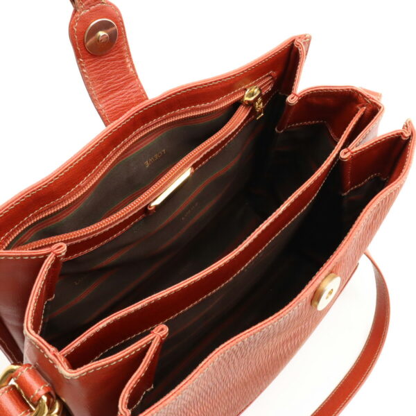 22390586 5 Loewe Velazquez Shoulder Bag Nubuck Leather Terracotta