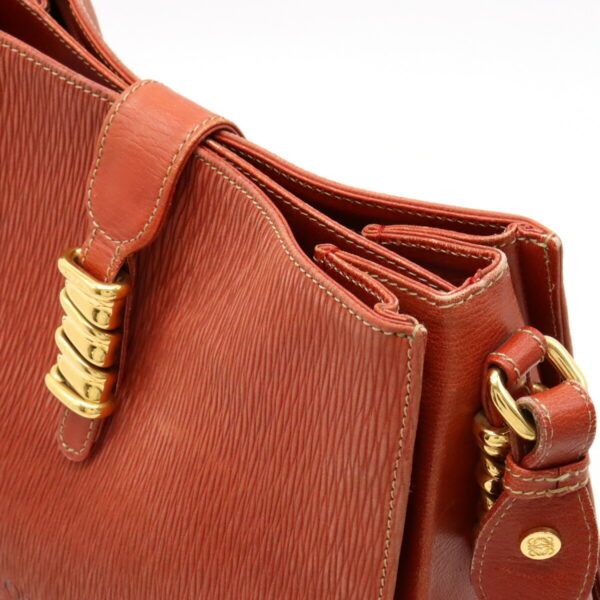 22390586 8 Loewe Velazquez Shoulder Bag Nubuck Leather Terracotta