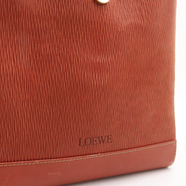 22390586 9 Loewe Velazquez Shoulder Bag Nubuck Leather Terracotta