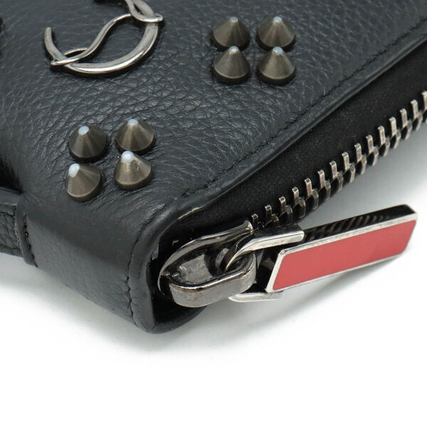 22390923 3 Christian Louboutin Travel Case Clutch Bag Studded Leather Black