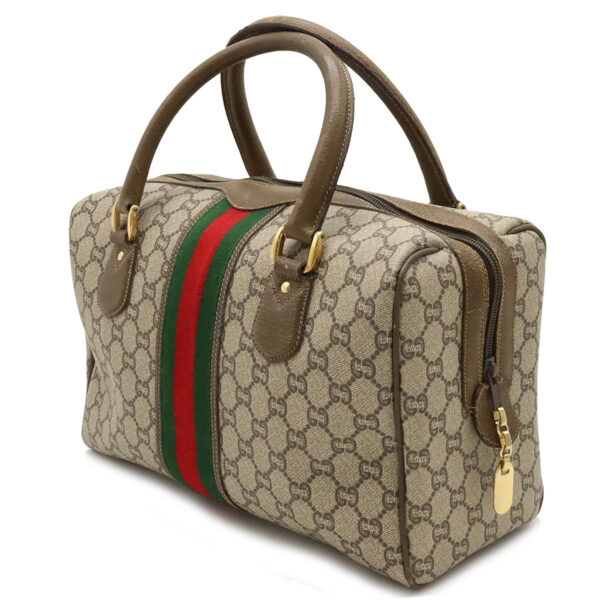 22400664 2 Gucci GG Plus Sherry Line Mini Bag Leather Beige