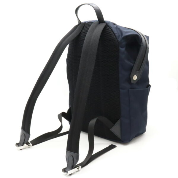 22410069 2 Fendi Bugs Eye Monster Backpack Nylon Leather Navy