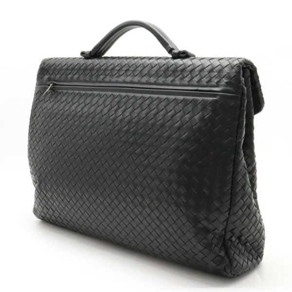 22410736 2 Bottega Veneta Intrecciato Briefcase Leather Black