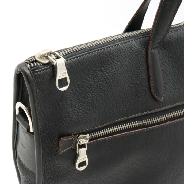 22411142 6 Loewe Anagram Toledo Briefcase Leather Black