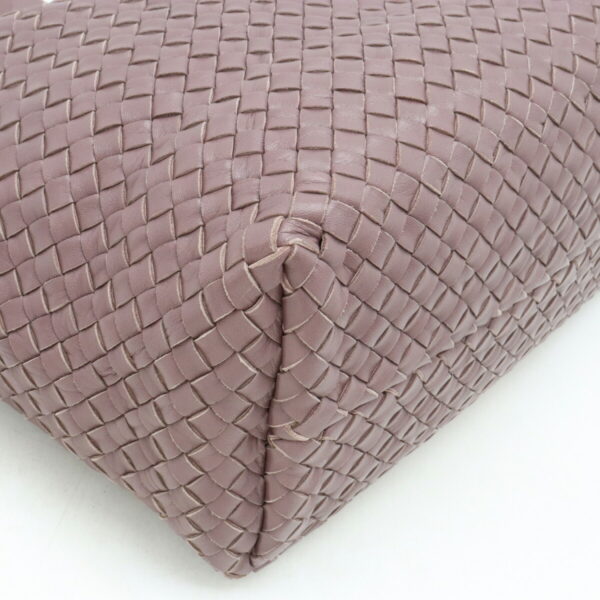 22420099 3 Bottega Veneta Intrecciato Tote Leather Purple Brown