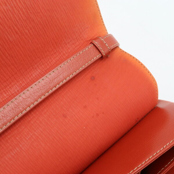 22430151 7 Loewe Velazquez Twist Handbag 2way Leather Terracotta Orange