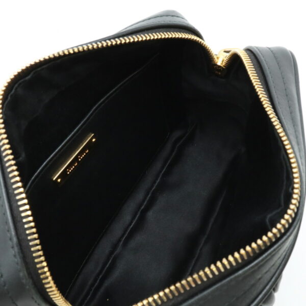 22430155 5 Miu Miu Matelasse Clutch Bag 2way Leather Black