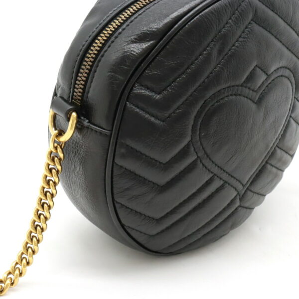 22440556 6 Gucci GG Marmont Mini Chain Bag Leather Black