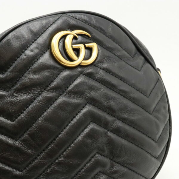 22440556 8 Gucci GG Marmont Mini Chain Bag Leather Black