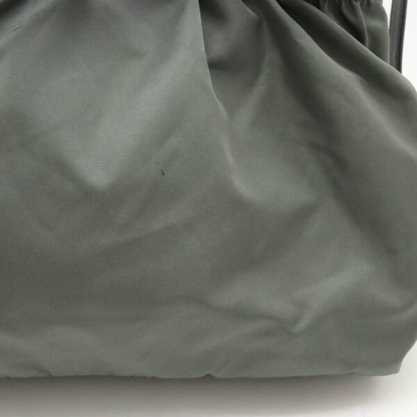 22440945 8 Prada Tote Bag Nylon Leather Ardesia Khaki Gray