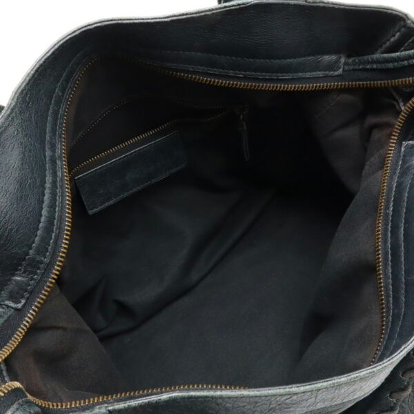 22450407 6 Balenciaga Classic Velo Tote Bag Leather Dark Gray