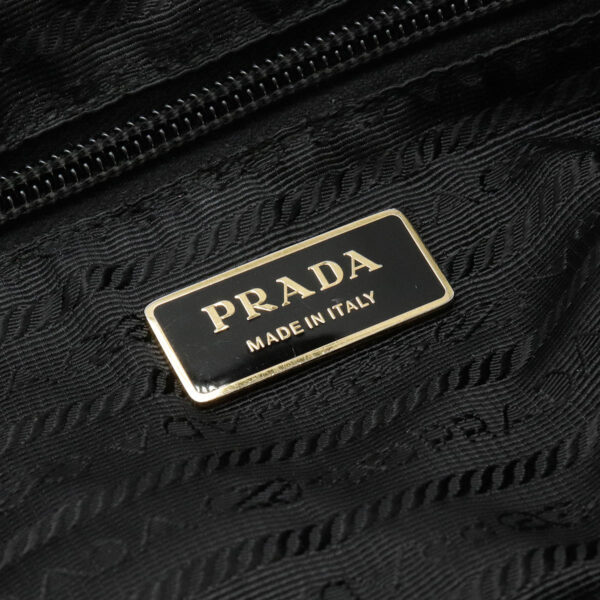 22450961 9 Prada Tessuto Bow Tote Bag Nylon Nero Black