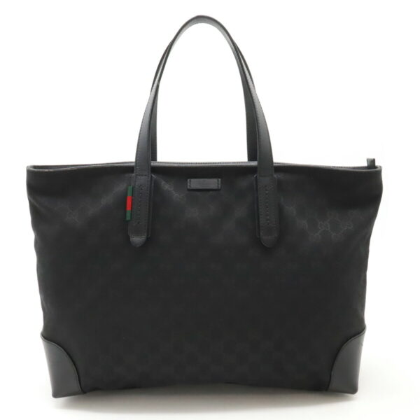 22460569 1 Gucci GG Large Tote Bag Leather Black